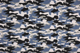 Baumwolljersey Blue Camouflage